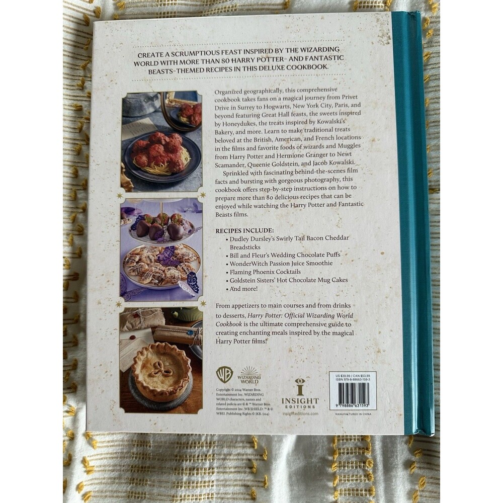 Official Wizarding World Cookbook From Harry Potter & The Fantastic Beasts - Picture 4 of 6